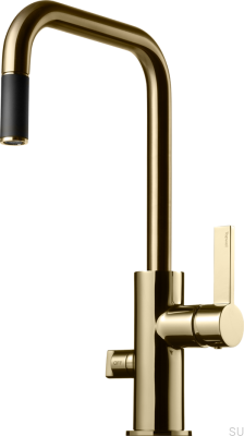 Grifo de cocina con válvula para lavavajillas ARM887 Latón Oro Miel