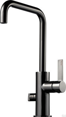 Grifo de cocina con válvula para lavavajillas ARM984 Latón Cromo Negro