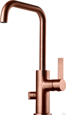 Grifo de cocina con válvula para lavavajillas ARM984 Cobre cepillado Sin pintar