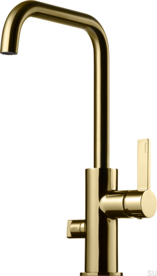 Grifo de cocina con válvula para lavavajillas ARM984 Latón Oro Miel