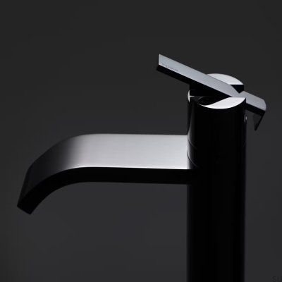 Grifo para lavabo ART071 de latón negro mate