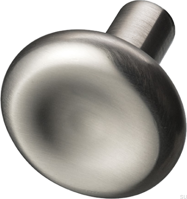 Pomo para mueble Bean 30, latón, níquel cepillado