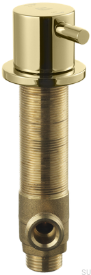 Válvula de cierre para lavavajillas BI284, latón, color miel y dorado