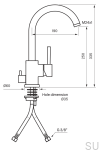 4230361--Bateria-kuchenna-z-zaworem-do-zmywarki-EVO184-Mosiężna-Polerowana-Nielakierowana-Tapwell-Skandynawskie-Uchwyty_2