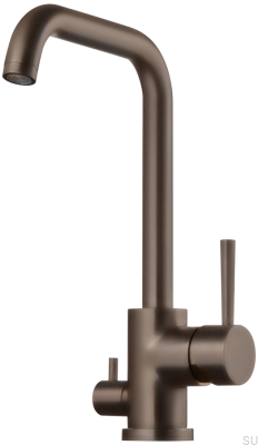 Grifo de cocina con válvula para lavavajillas EVO984 Latón Marrón
