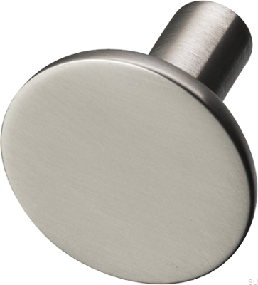 Pomo para mueble Pastille 30, latón, níquel cepillado