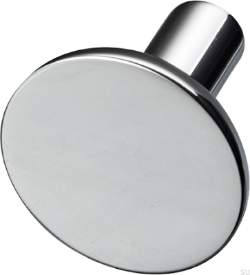Pomo para mueble Pastille 30, latón, plata, cromo
