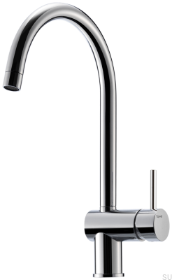 Grifo de cocina SK New 180 de latón y cromo plateado