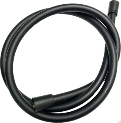 Manguera de ducha ZFLO001 de plástico negro mate