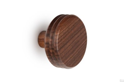 Perchero de pared de madera de nogal Pulse 90