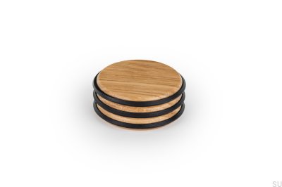 Tope de puerta de suelo Pulse 66, madera, roble