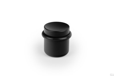 Tope de puerta de suelo Luv 36 de metal negro mate