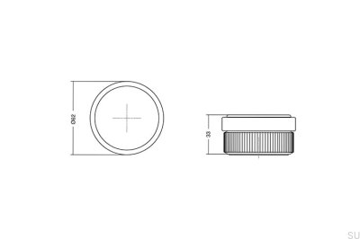 Tope de puerta de piso Brooklyn 62, aluminio cepillado dorado cava
