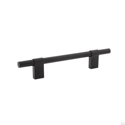 Tirador para mueble Line Big 208 de aluminio negro