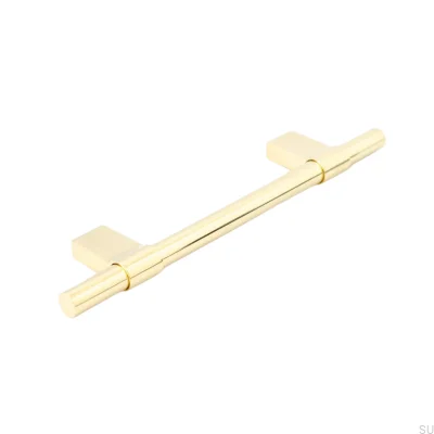 Tirador para mueble Line Big 208, Latón pulido, Sin lacar