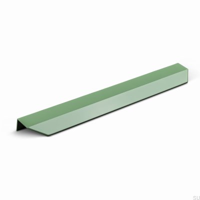 Tirador para muebles Modena 300 de metal con borde verde