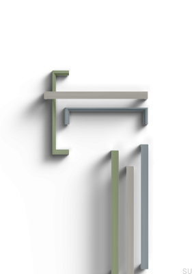 Tirador alargado para muebles Sala 128 Metal Verde