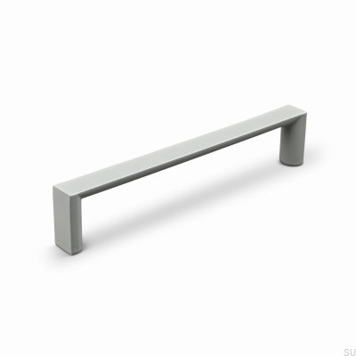 Tirador alargado para muebles Sala 128 Metal Silk Grey