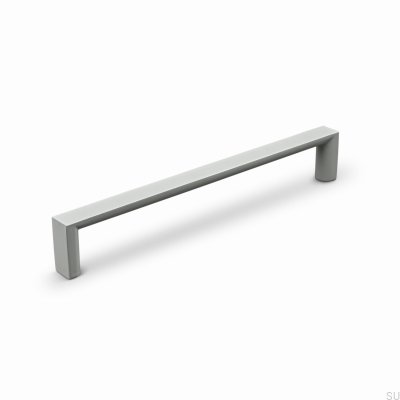 Tirador alargado para muebles Sala 160 Metal Silk Grey