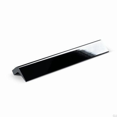Tirador alargado para mueble Lido 128, aluminio, plata, cromo, pulido