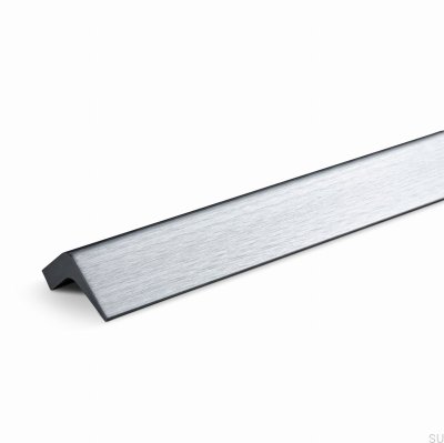 Tirador alargado para mueble Lido 1184, aluminio cepillado plata