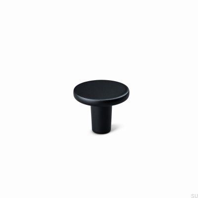 Pomo para muebles Cesano 30 de metal negro mate