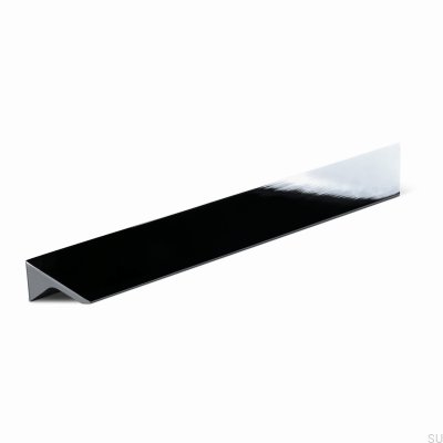 Tirador alargado para mueble Caorle 256, aluminio, plata, cromo, pulido