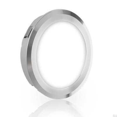 Foco LED Stella Flat 2700K IP44 3W Plata