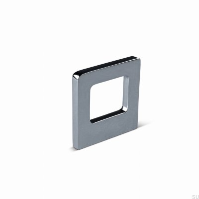 Pomo para mueble Benidorm 32 aluminio cromado pulido plata