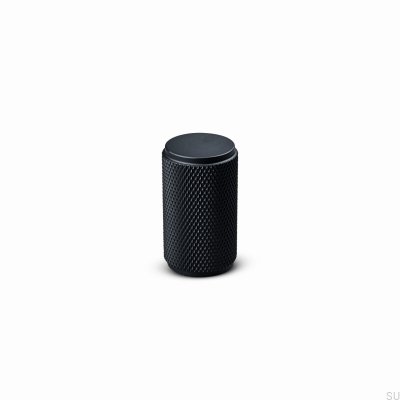 Pomo para muebles Rimini 20 de aluminio negro mate (alto)