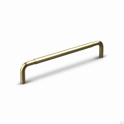 Tirador alargado para mueble Siena 160, aluminio dorado cepillado