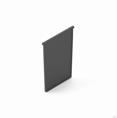 Divisor de basura Leon gris oscuro