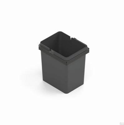 Contenedor de clasificación de residuos Alicante 22x18 Gris oscuro