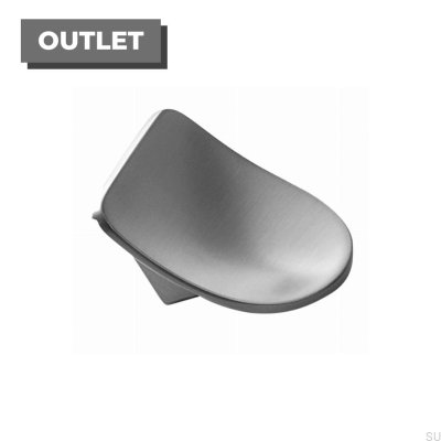 Pomo para muebles Slope 16 Metal Plata