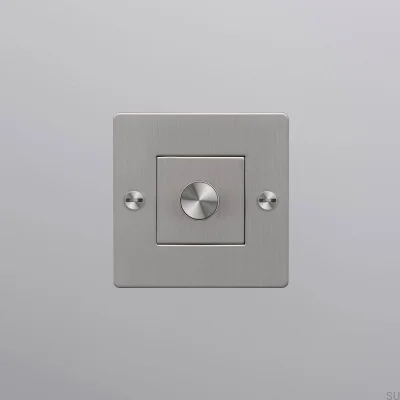 LED Cross 1G 250W Acero Plata Regulador de intensidad estándar europeo sin logotipo