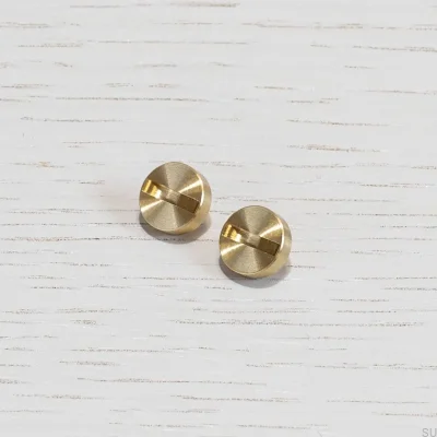 Tapa de tornillo decorativa de latón para monedas