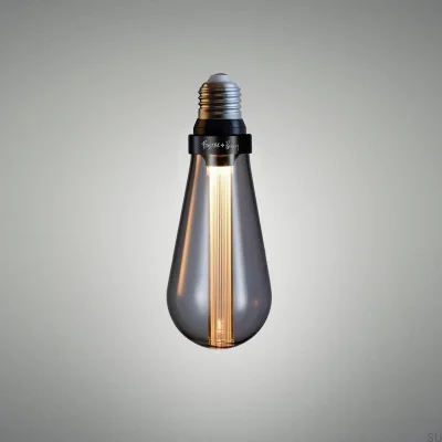 Bombilla LED Buster E27 de 2 W con atenuación ahumada