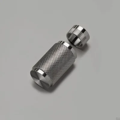 Kit decorativo para regulador de intensidad Detail Cross Steel Silver
