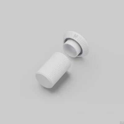 Kit decorativo para regulador Detail Linear Acero Blanco
