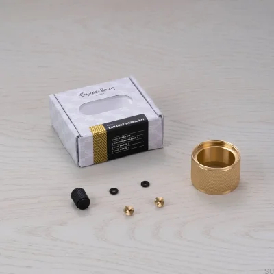 Kit de decoración de lámpara de latón con detalle de escape