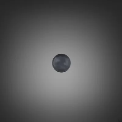 Pantalla de lámpara de vidrio soplado con forma de globo, color ahumado medio
