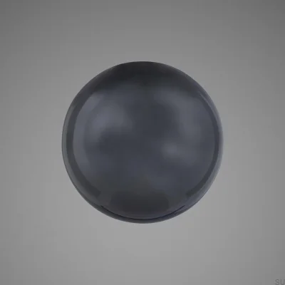 Pantalla grande de vidrio soplado con forma de globo ahumado