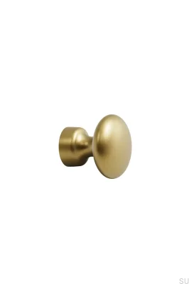 Pomo para muebles Baron 32 de metal, dorado oscuro cepillado.