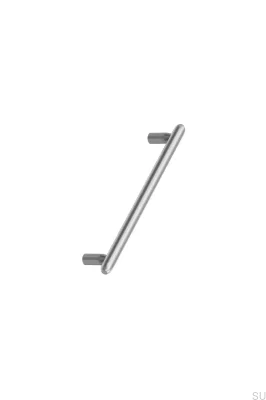 Asa alargada para muebles Tocco 160 de metal plateado