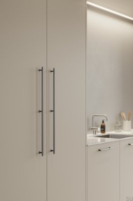 Villa Long 640 Tirador para mueble oblongo de bronce