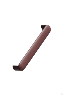 Tirador alargado para muebles Volumi OceanIX 160, plástico, burdeos, mate
