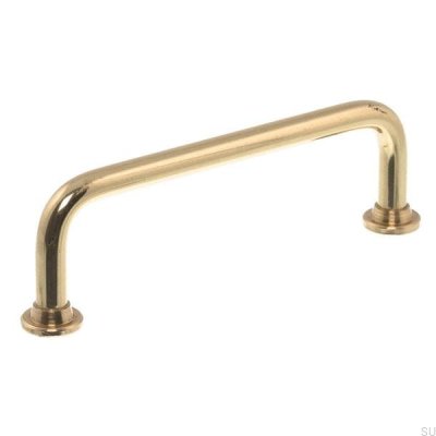 Tirador para mueble alargado 1353 87 Latón pulido