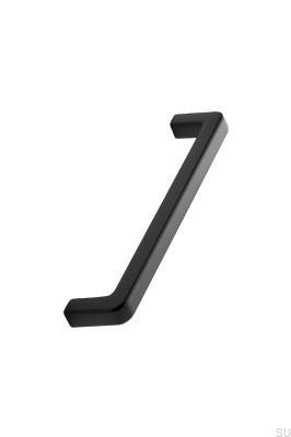 Tirador para mueble alargado Mango 192, metal, negro mate