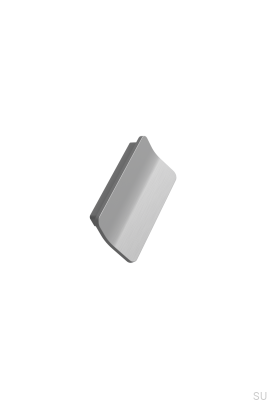 Asa alargada para muebles Leaf 64 Metal Silver