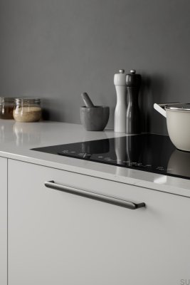 Manija alargada para muebles Cobra 320 Metal Gunmetal